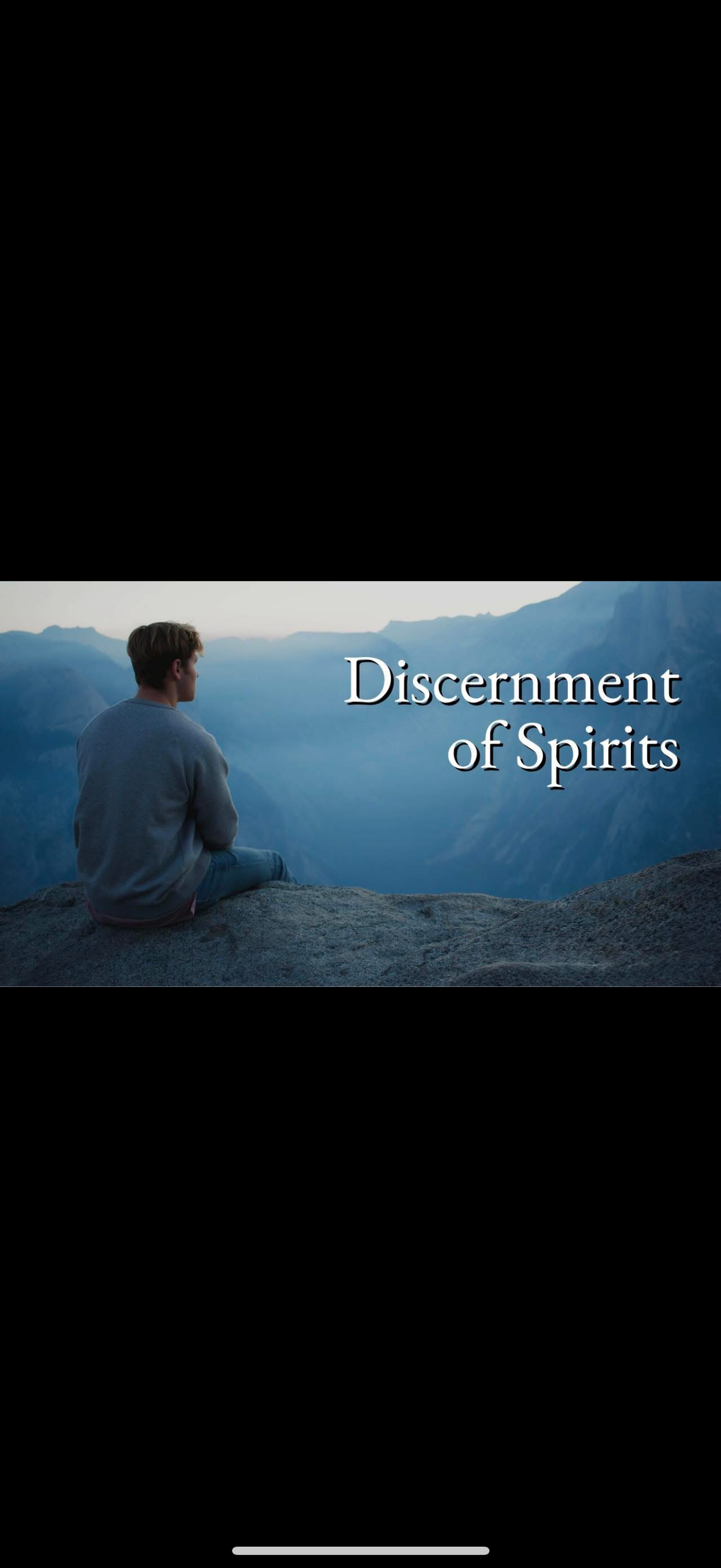 Discernment Of Spirits