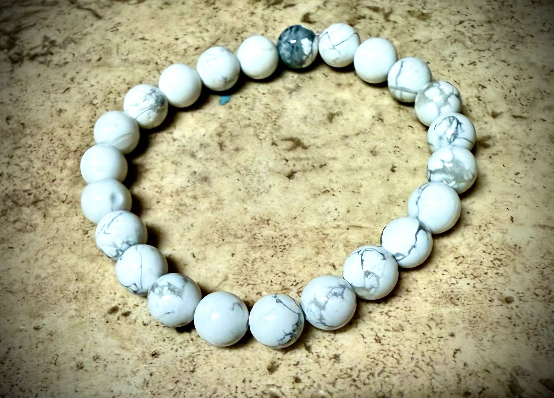 White Howlite Bracelet