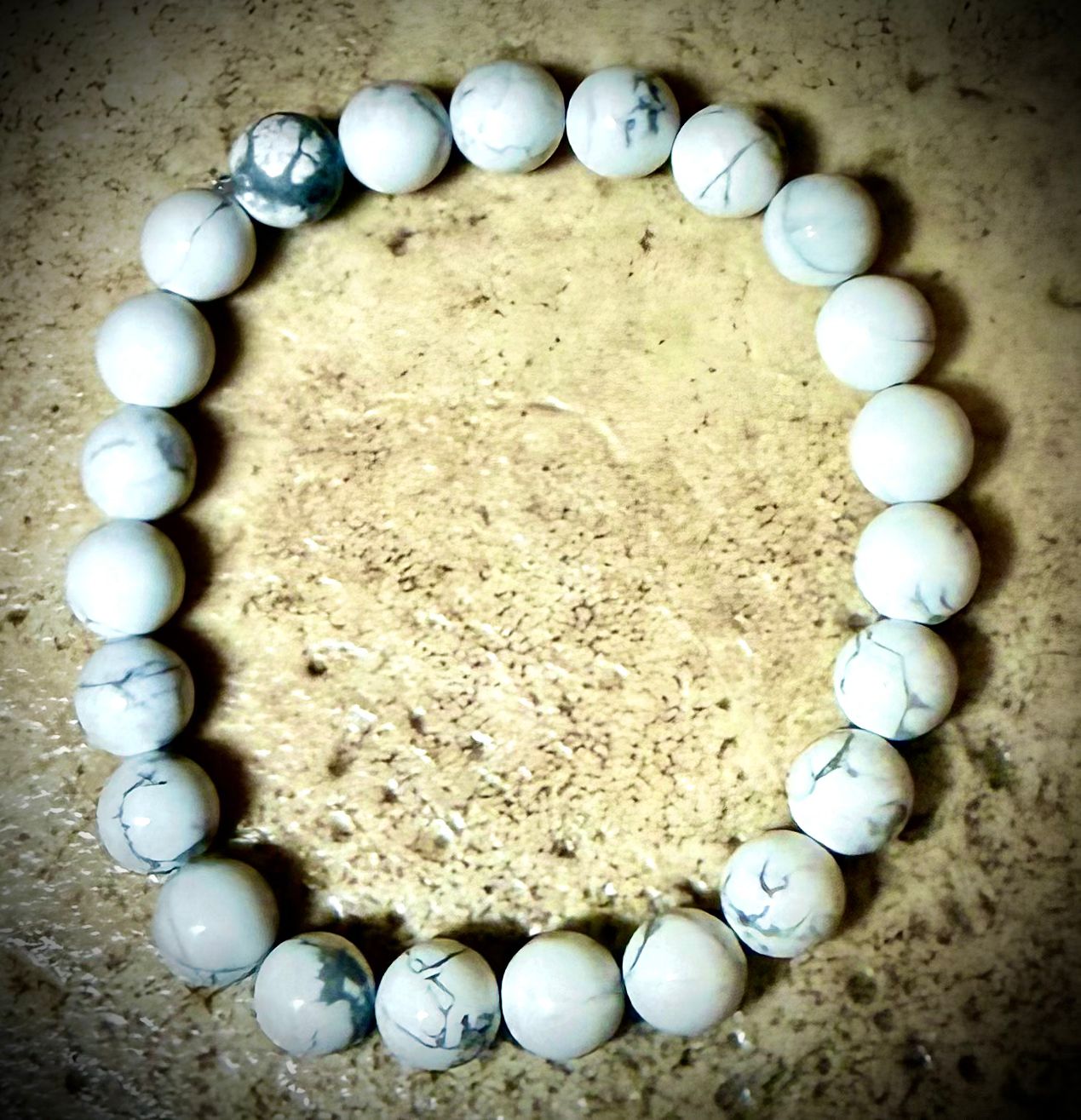 White Howlite Bracelet