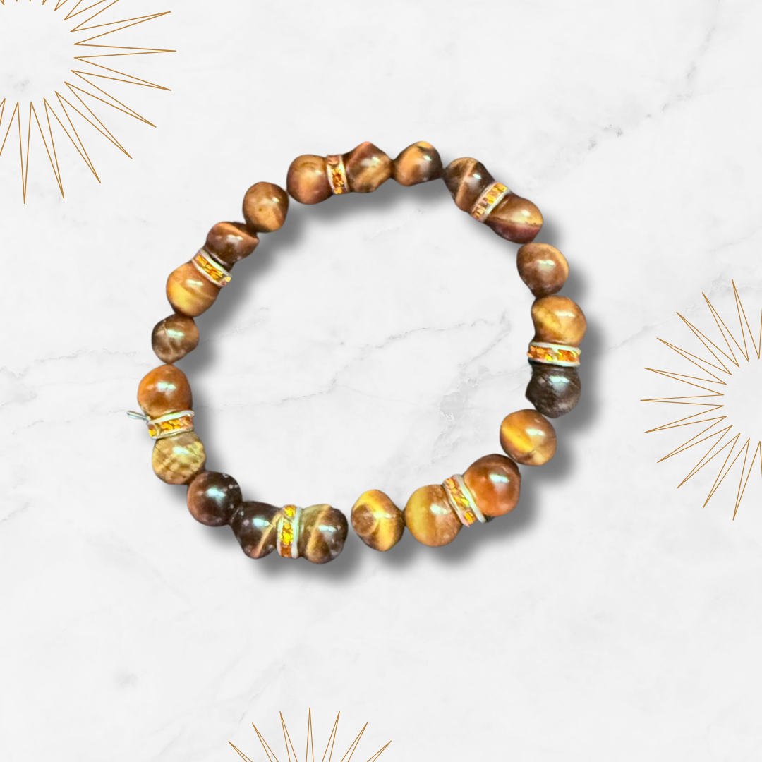 Crystal Healing Bracelet (Tigers Eye)
