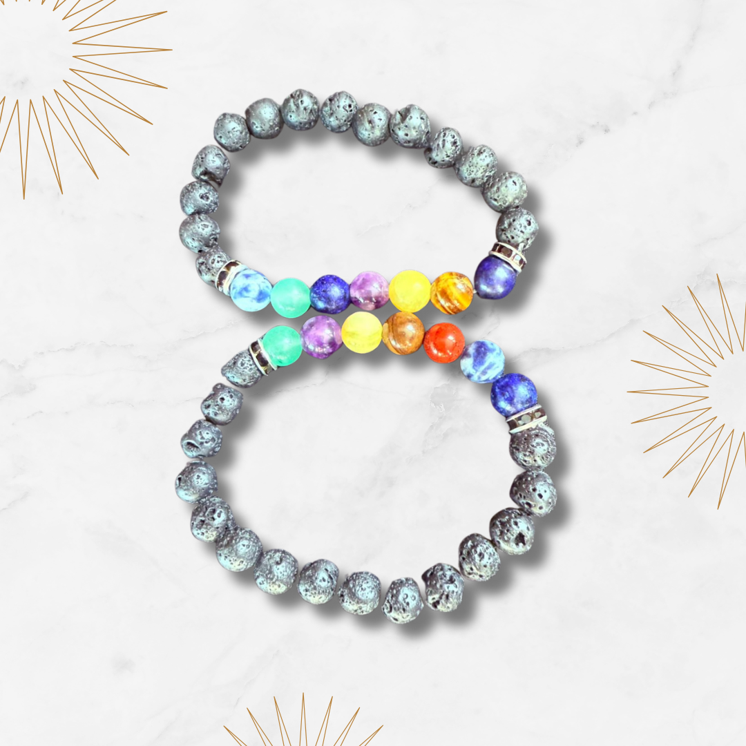 7 Chakra Crystal Healing Bracelet