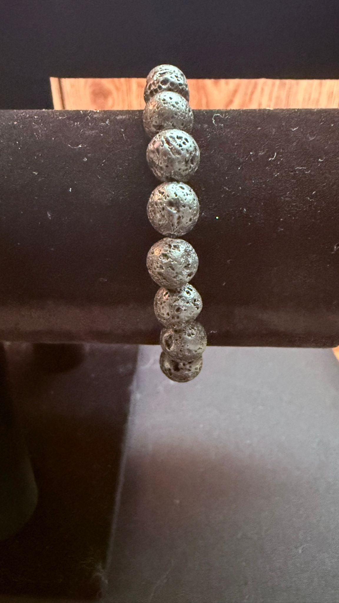 Crystal Healing Bracelet (Lava Rock)